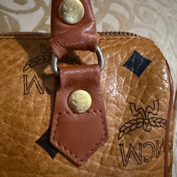 MCM mini Boston with detachable straps with COA preowned - Picture 7 of 16